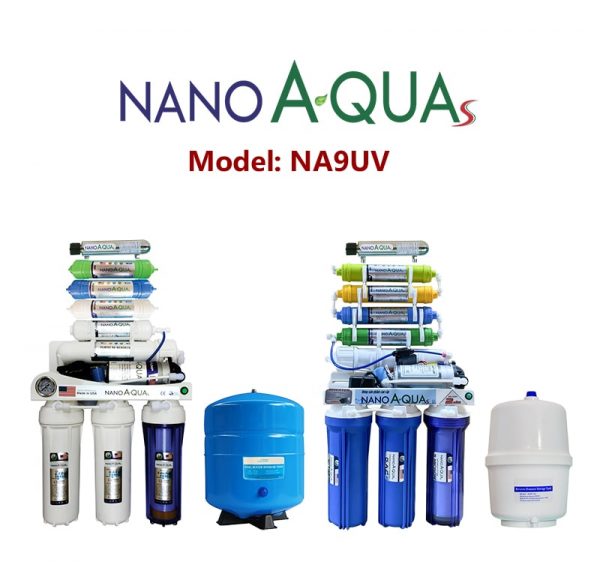 Máy lọc nước NanoAquas 9 lõi lọc đèn UV diệt khuẩn