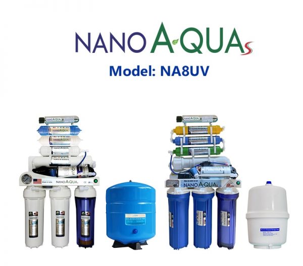 Máy lọc nước 8 cấp đèn UV NanoAquas NA8UV