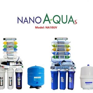 Máy lọc nước 10 lõi đèn UV NanoAquas NA10UV không vỏ
