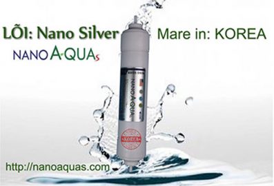Lõi Nano Silver trong máy lọc nước RO Nanoa-quas