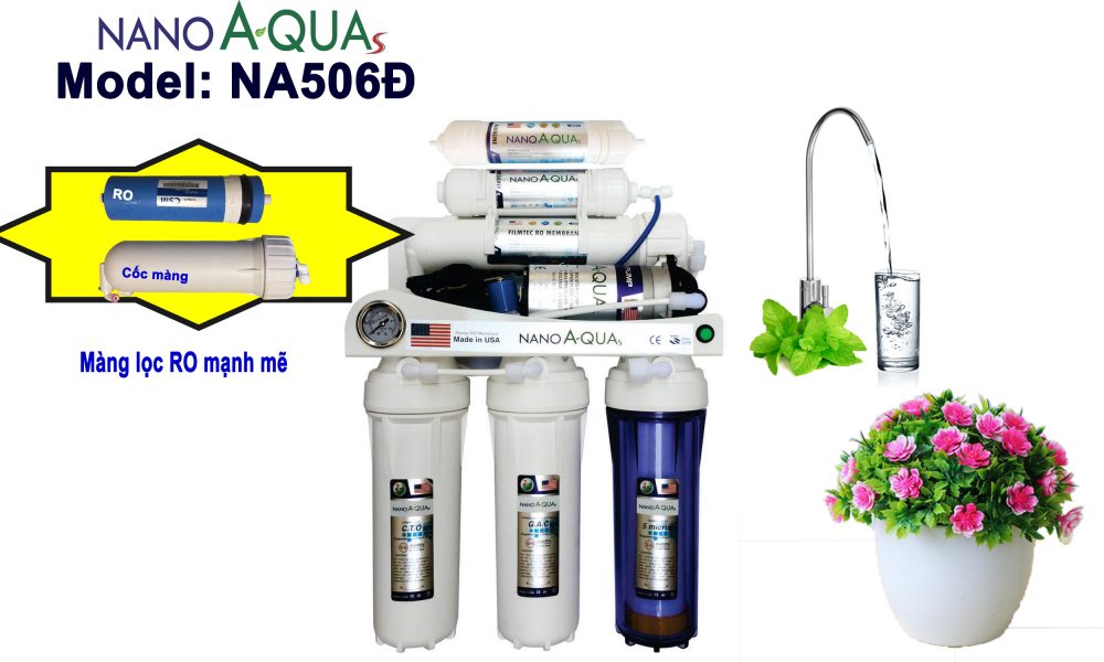 lọc nước Nano aquas 6 lõi