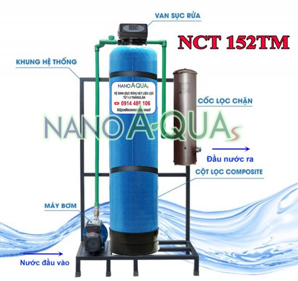 Hệ thống lọc nước tổng 2m3 h NanoAquas NCT152TM