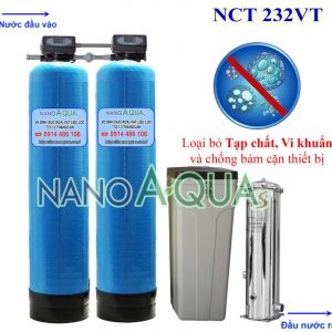 Lọc nước tổng tự động 2m3h NanoAquas NCT232VT