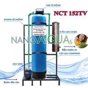 Lọc tổng nước sinh hoạt 2m3 giờ NanoAquas NCT152TV