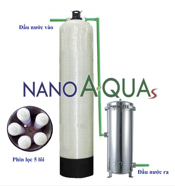 Lọc nước tổng công suất 2m3/h NanoAquas NCC152TM