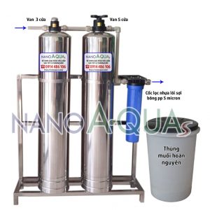 Hệ thống lọc nước sinh hoạt công suất lọc 2m3/h NanoAquas NIC212VT