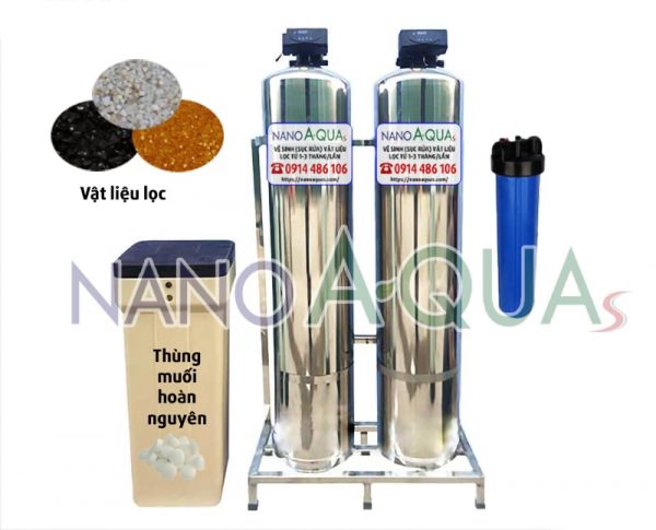 Hệ thống lọc nước sinh hoạt 2m3 / giờ NanoAquas NIT212VT