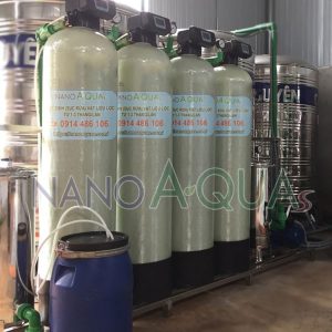Lọc nước giếng khoan công suất 10m3 NanoAquas NT4100GK cho nước nhiễm vôi