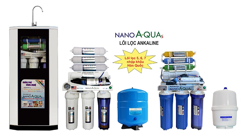 Máy lọc nước NanoAquas có vỏ tủ