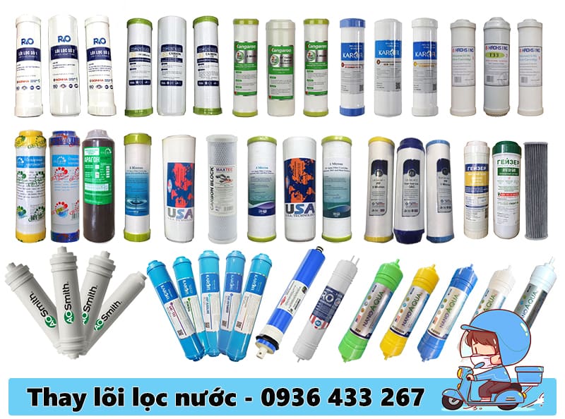 Thay lõi lọc nước các loại