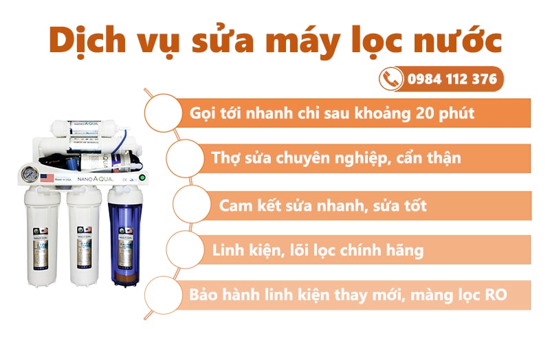 Sửa máy lọc nước RO