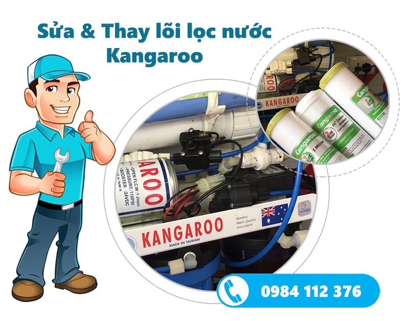 Thay lõi và sửa máy Kangaroo