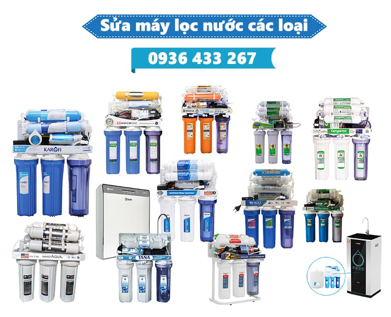 Sửa máy lọc nước các loại