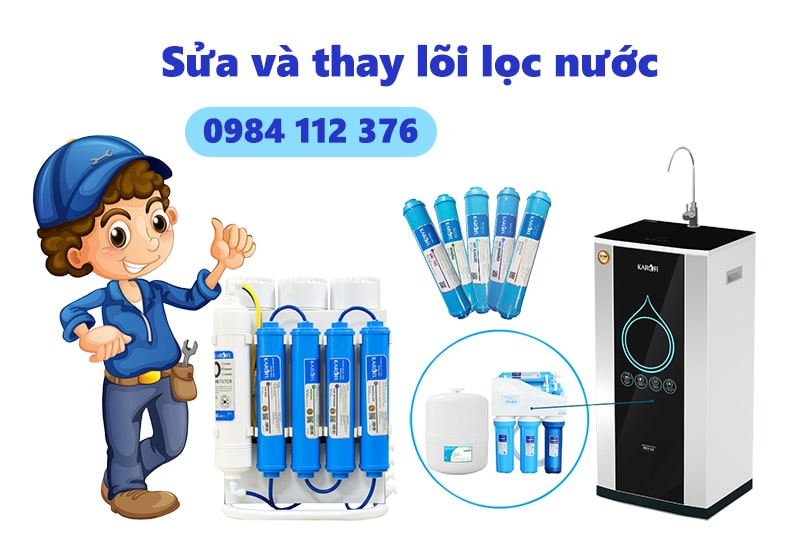 Sửa & thay lõi lọc nước Karofi