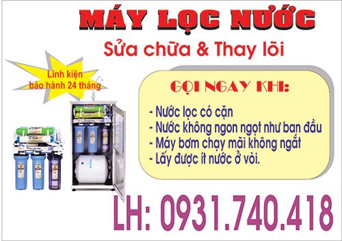 Nước lên vòi yếu, sửa máy lọc nước tại nhà 0984 112 376