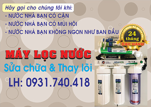 Sửa máy lọc nước Long Biên