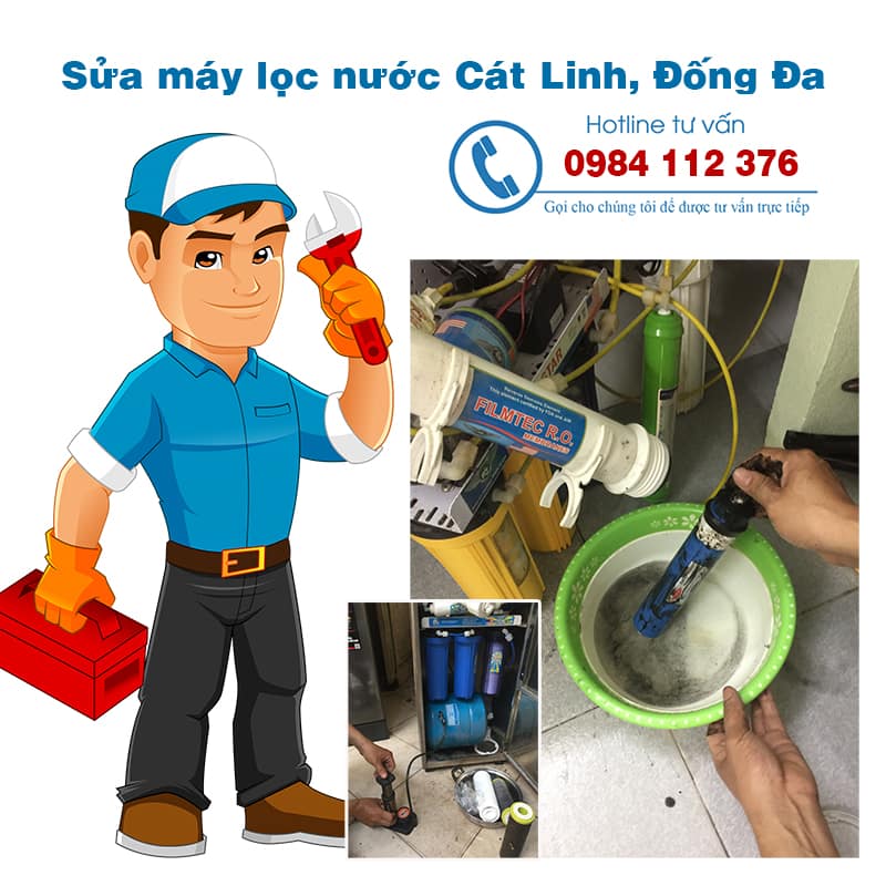 Sửa máy lọc nước Cát Linh, quận Đống Đa 0984 112 376