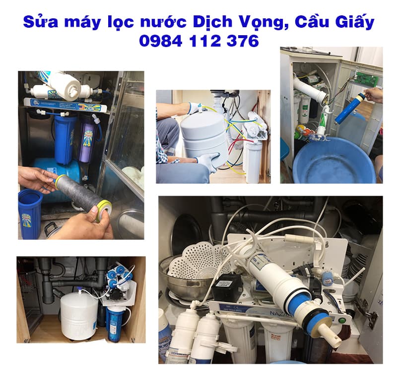 Sửa máy lọc nước Dịch Vọng, quận Cầu Giấy 0984 112 376