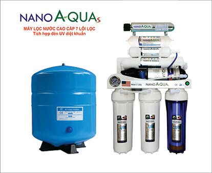 Máy lọc nước Nano aquas NA7UV diệt khuẩn đèn UV