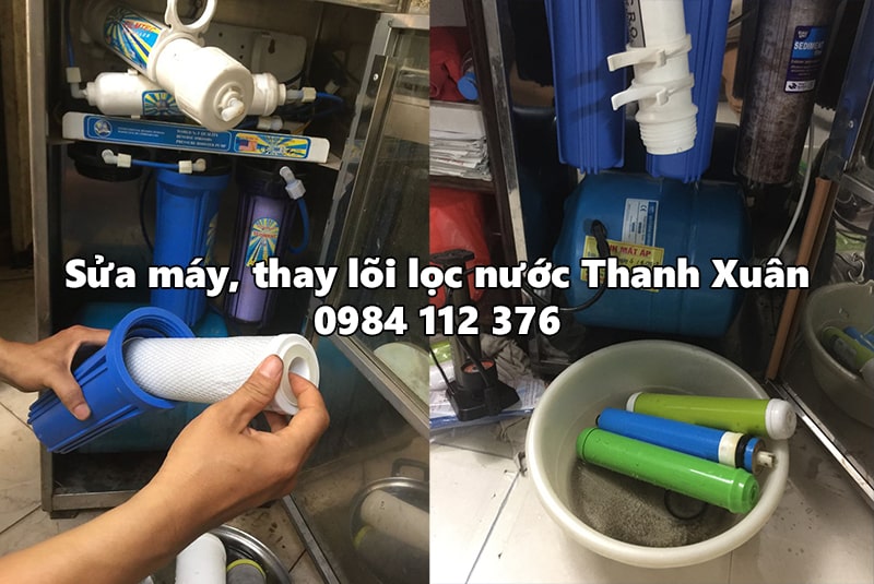 Sửa máy, thay lõi lọc nước Thanh Xuân