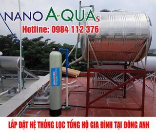 Lọc nước bằng cột Composite công suất 2000-2500 lít/ h