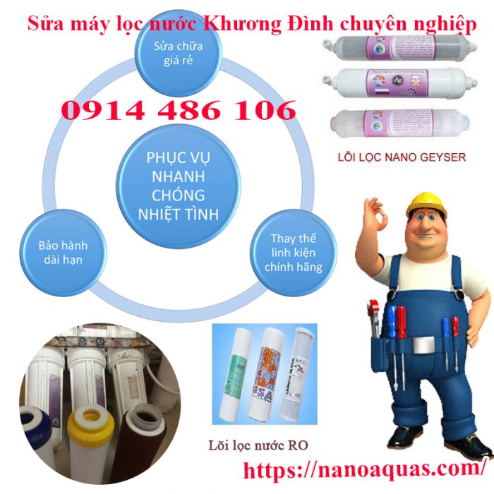 Sửa máy lọc nước Khương Đình, Thanh Xuân 0931 740 418