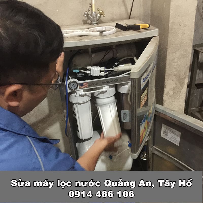 Sửa máy lọc nước Quảng An, Tây Hồ, giá rẻ, bảo hành 24 tháng