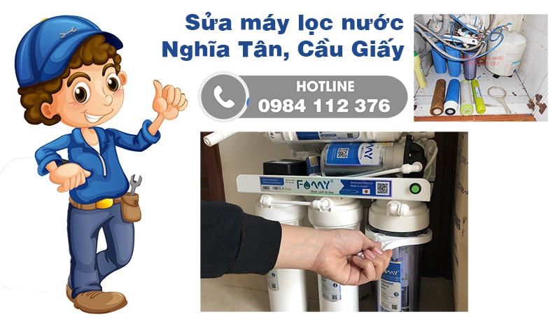 Sửa máy lọc nước Nghĩa Tân, Cầu Giấy