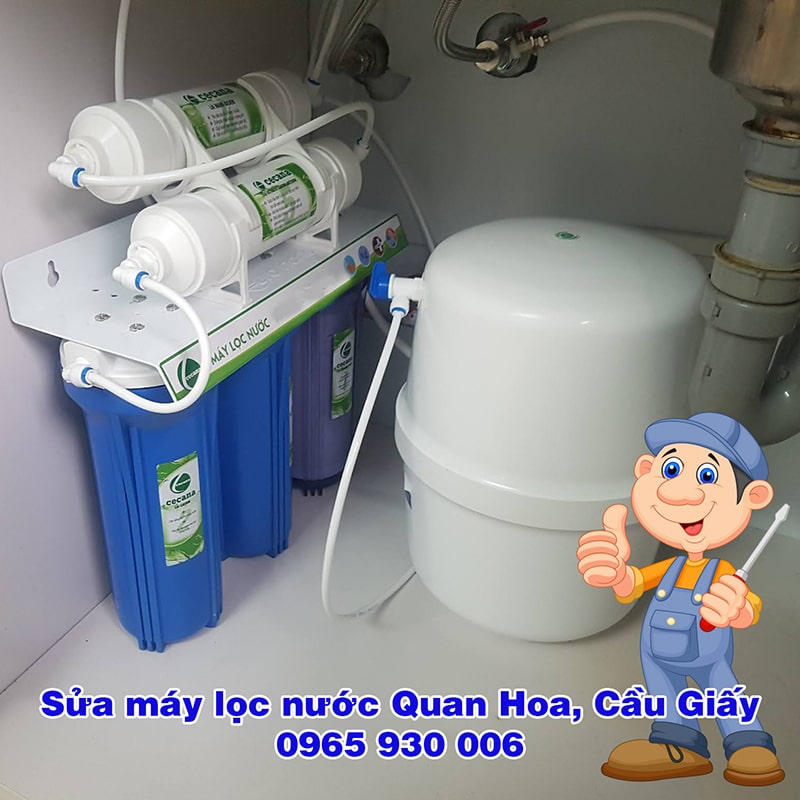 Sửa máy lọc nước Quan Hoa, Cầu Giấy, Thợ giỏi uy tín