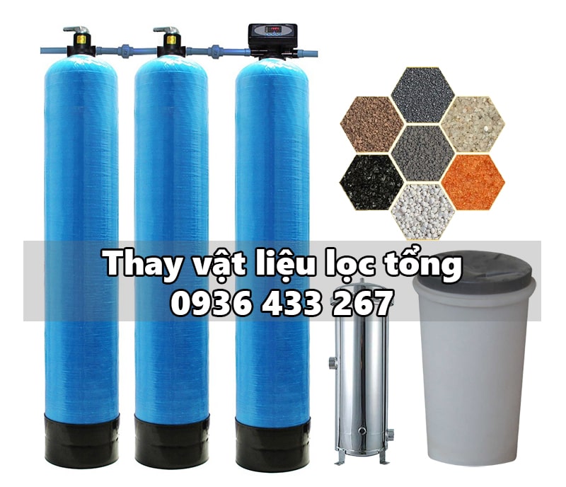 Thay vật liệu lọc tổng