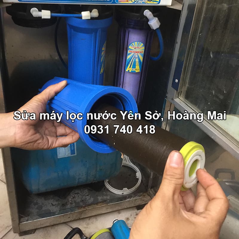 Sửa máy lọc nước Yên Sở, Hoàng Mai thợ sửa chuyên nghiệp, uy tín