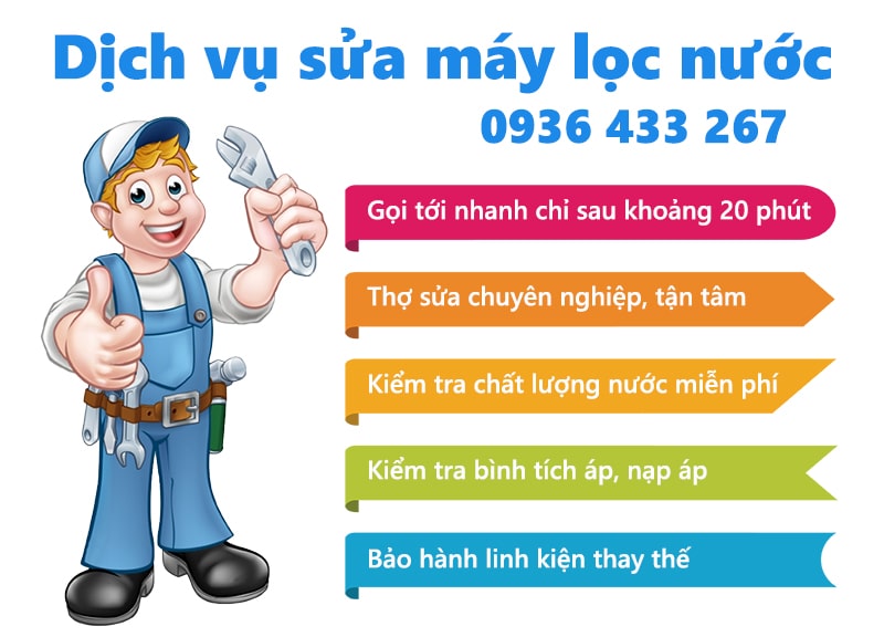 Sửa máy lọc nước hai Bà Trưng