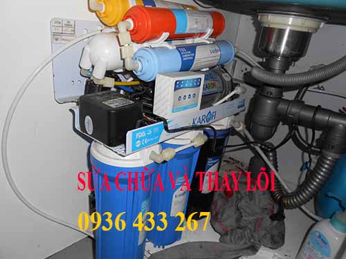Sửa máy lọc tại khu đô thị Thanh Hà