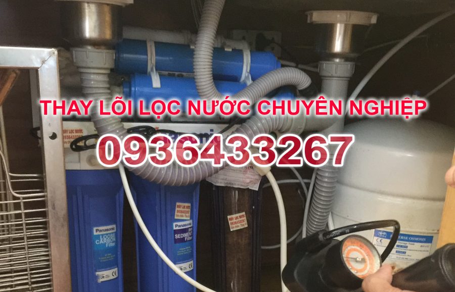 Thay lõi lọc nước chuyên nghiệp