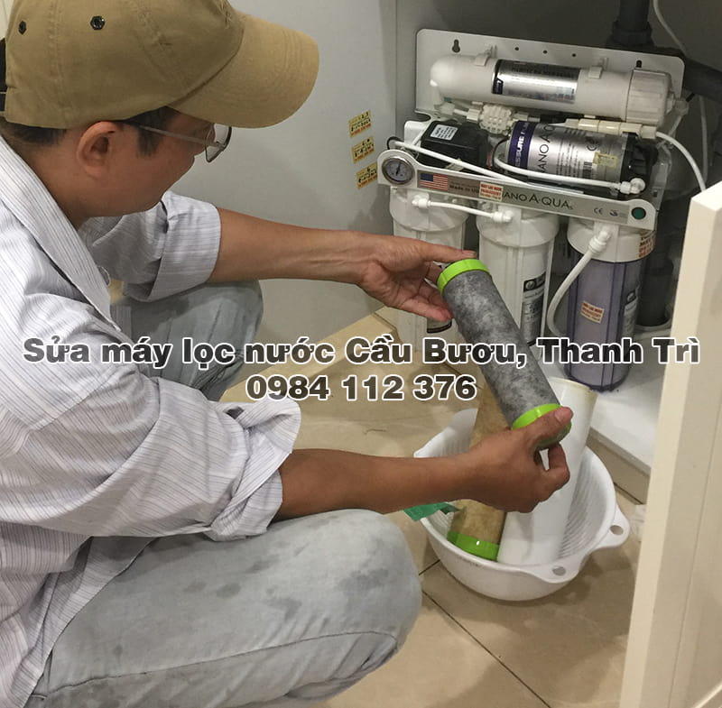 Sửa máy lọc nước Cầu Bươu, thay lõi lọc tại Thanh Trì chính hãng