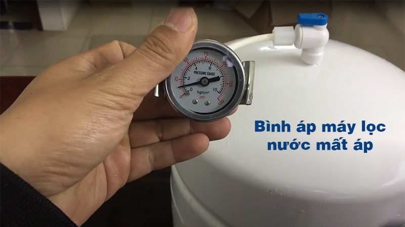 Bình áp máy lọc nước hết khí
