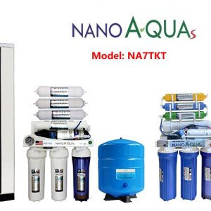 Máy lọc nước NanoAquas 7 lõi kiềm tính có tủ