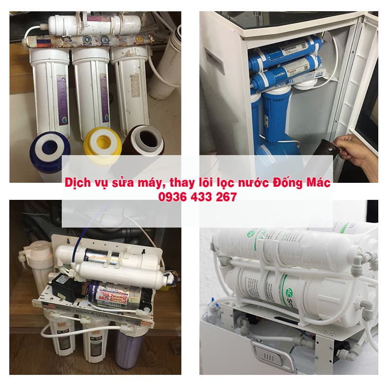 Sửa máy lọc nước Đống Mác, dịch vụ thay lõi lọc quận Hai Bà Trưng