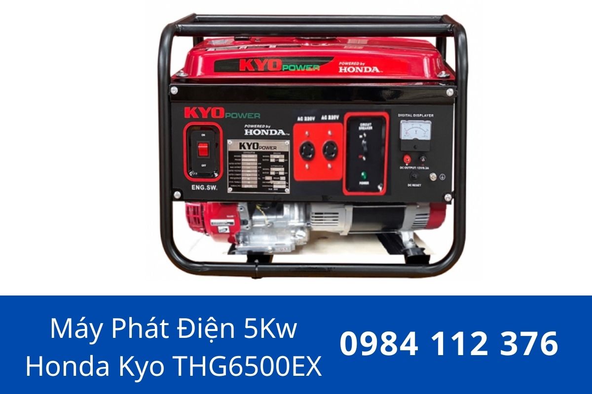 Máy phát điện 5KW Honda Kyo THG6500EX