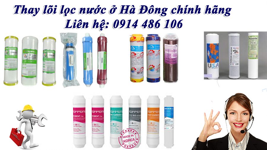 Thay lọc nước tại Hà Đông, thợ giỏi và bảo hành tốt