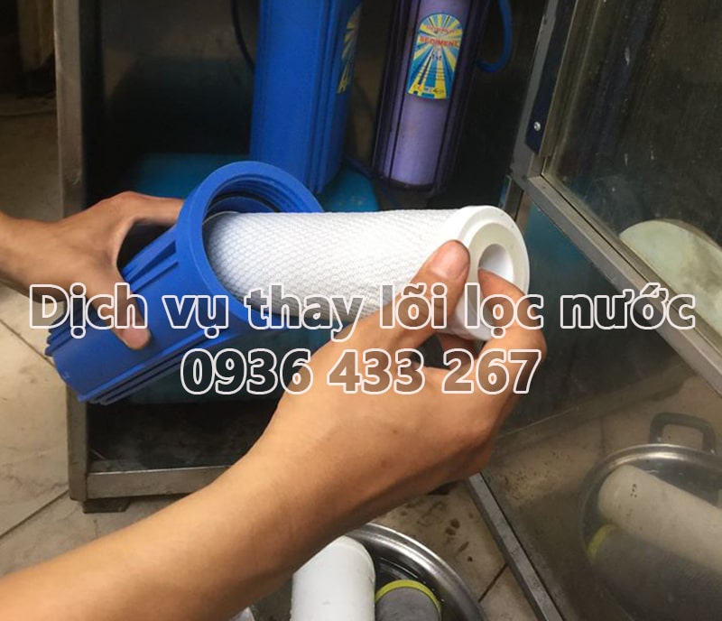 Thay lõi lọc nước tại Long Biên, Sài Đồng chính hãng bảo hành