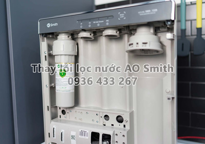 Thay lõi lọc AO Smith
