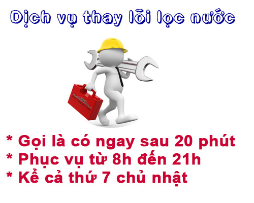 Thay lõi lọc nước ở Thanh Trì, Tả Thanh Oai gọi sau 20 phút là có mặt
