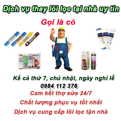 Thay lõi lọc nước ở Hoàng Mai, Đại Kim cơ sở uy tín, giá rẻ