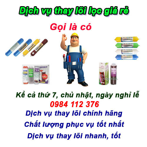 Thay Lõi Lọc Nước Tại Bắc Từ Liêm, Tây Tựu Dịch Vụ Giá Rẻ