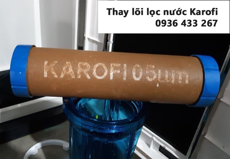 Thay lõi lọc nước Karofi