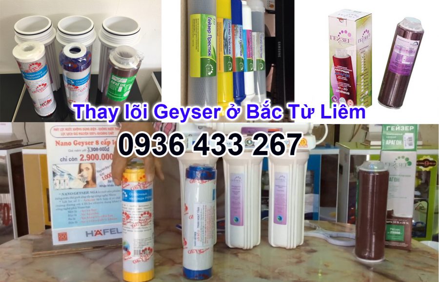 Thay lõi Geyser ở Bắc Từ Liêm, chính hãng giá rẻ, tốt