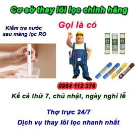 Thay lọc nước ở Thanh Xuân, Hà Nội uy tín nhiều năm nay