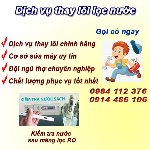 Thay lọc nước ở Long Biên, dịch vụ 24/7 ở Việt Hưng 0936 433 267