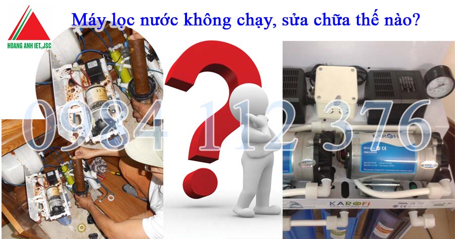 Máy lọc nước không chạy, sửa chữa thế nào?